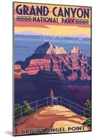 Grand CaNYon National Park - Bright Angel Point-null-Mounted Poster