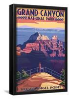Grand CaNYon National Park - Bright Angel Point-null-Framed Poster