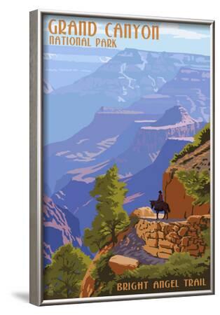 'Grand Canyon National Park - Bright Angel Trail' Print | AllPosters.com