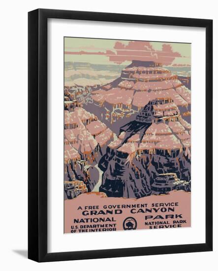 Grand Canyon National Park, c.1938-null-Framed Giclee Print