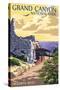 Grand Canyon National Park - Hermits Rest-Lantern Press-Stretched Canvas