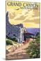 Grand Canyon National Park - Hermits Rest-Lantern Press-Mounted Art Print