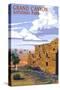 Grand Canyon National Park - Hopi House-Lantern Press-Stretched Canvas