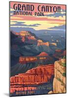 Grand Canyon National Park - Mather Point-null-Mounted Poster