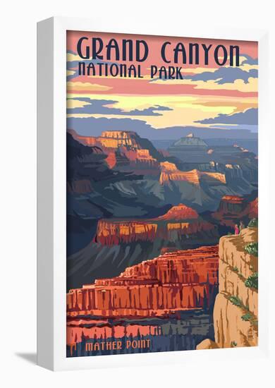 Grand Canyon National Park - Mather Point-null-Framed Poster