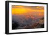 Grand Canyon National Park - Overview-Lantern Press-Framed Art Print