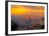 Grand Canyon National Park - Overview-Lantern Press-Framed Art Print