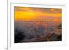 Grand Canyon National Park - Overview-Lantern Press-Framed Premium Giclee Print