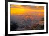 Grand Canyon National Park - Overview-Lantern Press-Framed Art Print