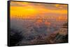 Grand Canyon National Park - Overview-Lantern Press-Framed Stretched Canvas