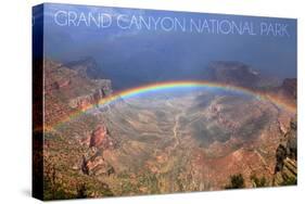 Grand Canyon National Park - Rainbow-Lantern Press-Stretched Canvas
