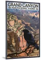 Grand Canyon National Park- Ravens At South Rim-null-Mounted Poster