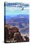 Grand Canyon National Park - South Rim-Lantern Press-Stretched Canvas