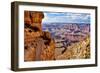 Grand Canyon National Park - Trail View-Lantern Press-Framed Art Print