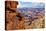 Grand Canyon National Park - Trail View-Lantern Press-Stretched Canvas