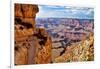 Grand Canyon National Park - Trail View-Lantern Press-Framed Art Print