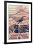 Grand Canyon National Park Travel Poster-null-Framed Art Print