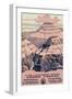 Grand Canyon National Park Travel Poster-null-Framed Art Print