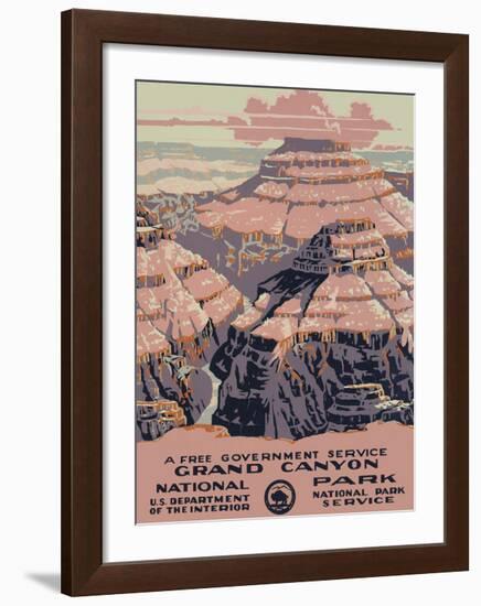 Grand Canyon National Park-null-Framed Giclee Print