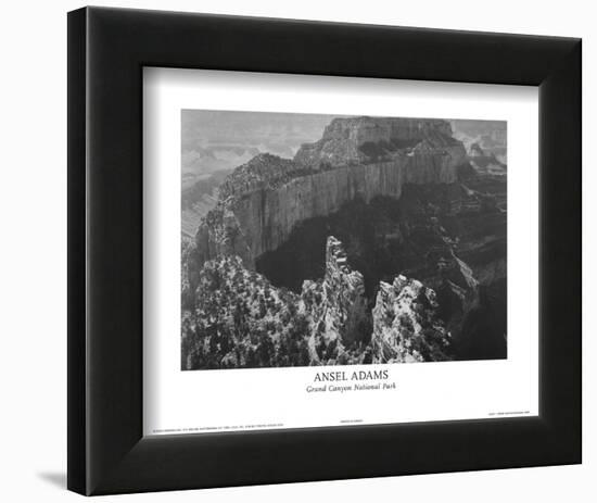 Grand Canyon National Park-Ansel Adams-Framed Art Print