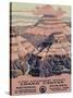 Grand Canyon National Park-Vintage Reproduction-Stretched Canvas