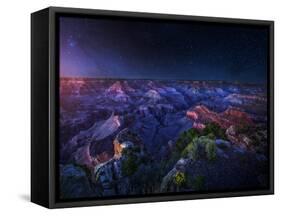 Grand Canyon Night-Juan Pablo De-Framed Stretched Canvas