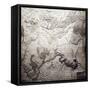 Grand Canyon of Colorado and Utah - Panoramic Map-Lantern Press-Framed Stretched Canvas