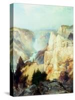 Grand Canyon of the Yellowstone Park-Thomas Moran-Stretched Canvas