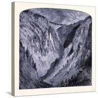 Grand Canyon of the Yellowstone United States of America-null-Stretched Canvas