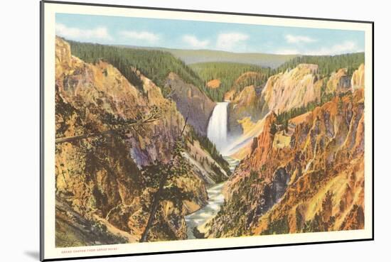 Grand Canyon of the Yellowstone-null-Mounted Premium Giclee Print