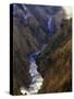 Grand Canyon of Yellowstone National Park, WY-Walter Bibikow-Stretched Canvas