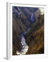 Grand Canyon of Yellowstone National Park, WY-Walter Bibikow-Framed Premium Photographic Print