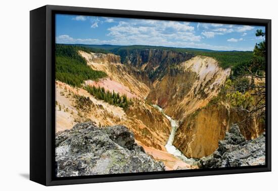 Grand Canyon of Yellowstone-Howard Ruby-Framed Stretched Canvas