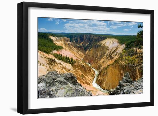 Grand Canyon of Yellowstone-Howard Ruby-Framed Photographic Print