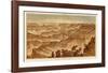 Grand Canyon: Panorama from Point Sublime (Part III. Looking West), c.1882-William Henry Holmes-Framed Art Print