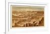 Grand Canyon: Panorama from Point Sublime (Part III. Looking West), c.1882-William Henry Holmes-Framed Art Print