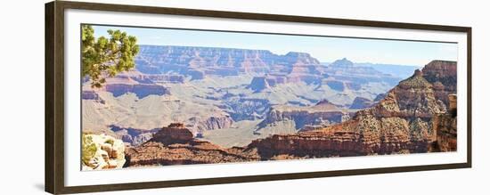 Grand Canyon Panorama II-Sylvia Coomes-Framed Premium Giclee Print