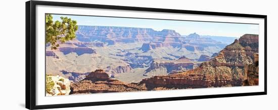 Grand Canyon Panorama II-Sylvia Coomes-Framed Premium Giclee Print