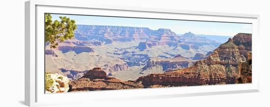 Grand Canyon Panorama II-Sylvia Coomes-Framed Premium Giclee Print