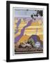 Grand Canyon Poster by Oscar Bryn-null-Framed Giclee Print