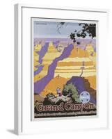 Grand Canyon Poster by Oscar Bryn-null-Framed Giclee Print