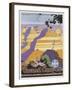 Grand Canyon Poster by Oscar Bryn-null-Framed Giclee Print