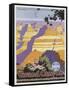 Grand Canyon Poster by Oscar Bryn-null-Framed Stretched Canvas