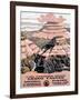 Grand Canyon Poster, C1938-null-Framed Giclee Print