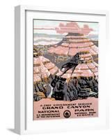 Grand Canyon Poster, C1938-null-Framed Giclee Print