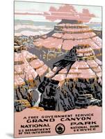 Grand Canyon Poster, C1938-null-Mounted Giclee Print