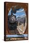 Grand Canyon Railway, Arizona - Williams Depot-Lantern Press-Stretched Canvas