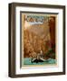 Grand Canyon River Ride-Old Red Truck-Framed Giclee Print