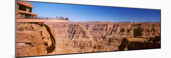 Grand Canyon Skywalk, Eagle Point, West Rim, Grand Canyon, Arizona, USA-null-Mounted Photographic Print