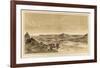 Grand Canyon: the Temples and Towers of the Virgen, c.1882-William Henry Holmes-Framed Art Print